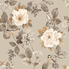 Bramble Floral Beige